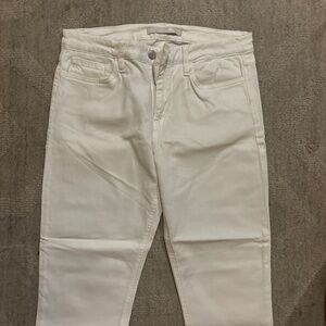 Women’s Joes Jeans Mid Rise Hemmed Crop White